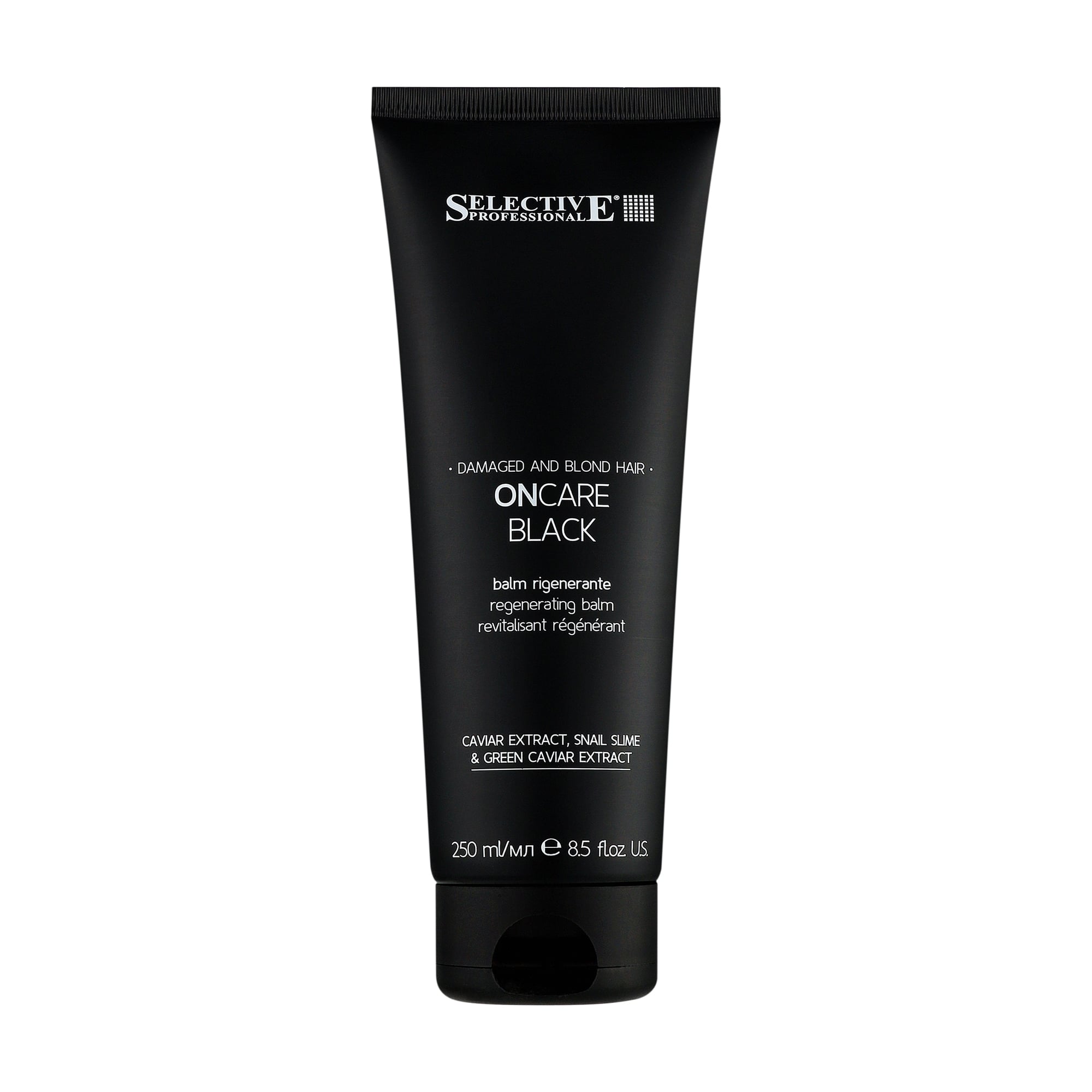 Відновлювальний бальзам Selective Professional On Care Black Balm для світлого та пошкодженого волосся, 250 мл